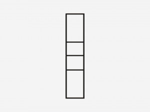Wall shelf Seaford rectangle Modelo 3D