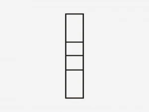 Wall shelf Seaford rectangle 3D Model