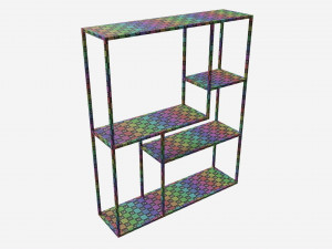 Wall shelf Seaford rectangle Modelo 3D