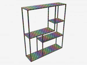 Wall shelf Seaford rectangle 3D Model