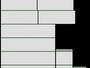 Wall shelf Seaford rectangle 3D Model
