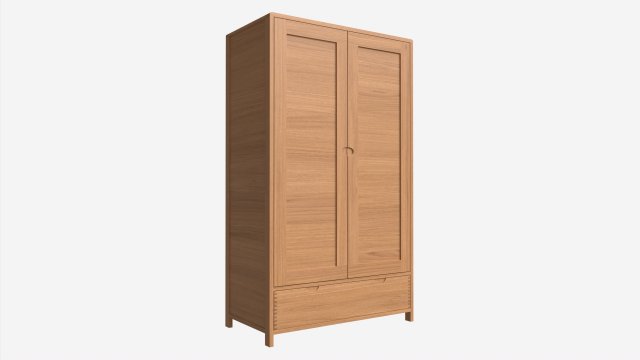 Wardrobe 2 Door Ercol Bosco Modèle 3D .c4d .max .obj .3ds .fbx .stl .blend 