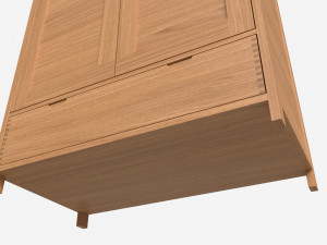 Wardrobe 2 Door Ercol Bosco Modèle 3D