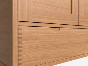 Wardrobe 2 Door Ercol Bosco Modèle 3D