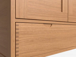 Wardrobe 2 Door Ercol Bosco 3D Model