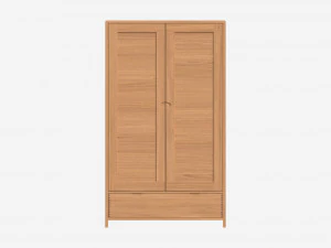 Wardrobe 2 Door Ercol Bosco 3D Model
