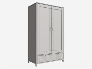 Wardrobe 2 Door Ercol Bosco Modèle 3D