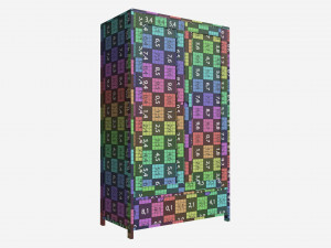 Wardrobe 2 Door Ercol Bosco Modèle 3D