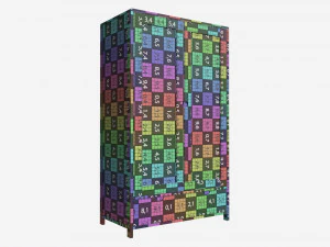 Wardrobe 2 Door Ercol Bosco 3D Model