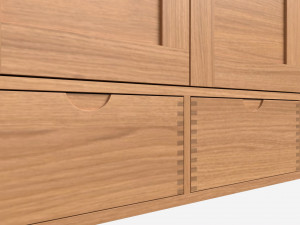 Wardrobe 3 Door Ercol Bosco Modelo 3D