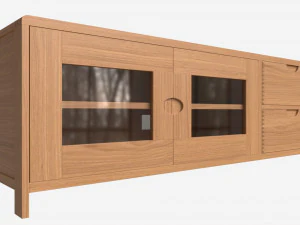 Wide TV Unit Ercol Bosco 3D Model