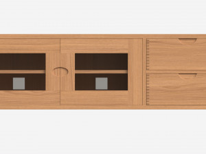 Wide TV Unit Ercol Bosco 3D मॉडल