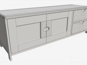 Wide TV Unit Ercol Bosco 3D Model