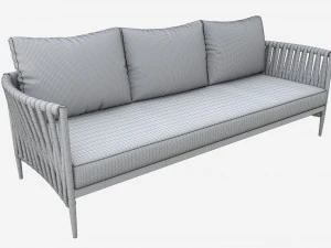 Garden Sofa Bremen 3D Model