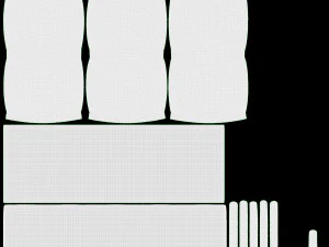 Garden Sofa Bremen 3D Model