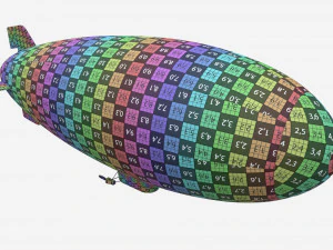 Dirig&iacute;vel 01 Modelo 3D