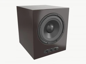 Active Subwoofer 3D Model
