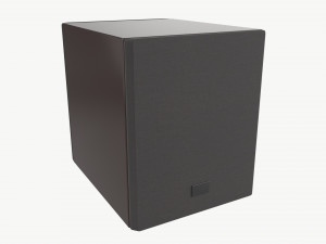 Active Subwoofer Model 3D