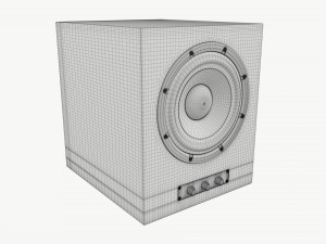 Active Subwoofer Model 3D