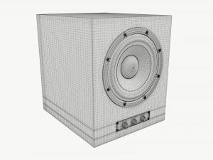 Active Subwoofer 3D Model