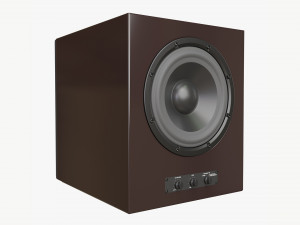 Active Subwoofer 3D-Modell