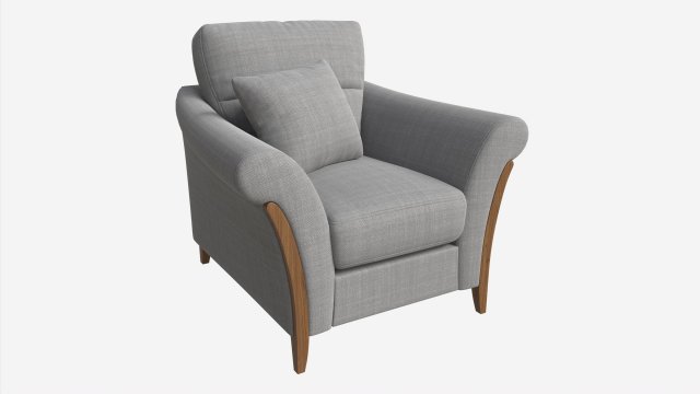 Armchair Ercol Trieste 3D 모델 .c4d .max .obj .3ds .fbx .stl .blend 