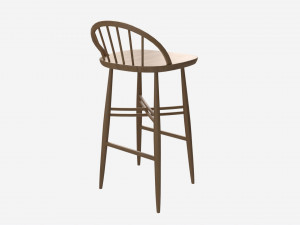 Bar Stool Ercol Shalstone John Lewis 3D Model