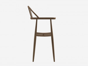Bar Stool Ercol Shalstone John Lewis 3D Model