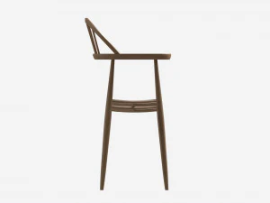 Bar Stool Ercol Shalstone John Lewis 3D Model