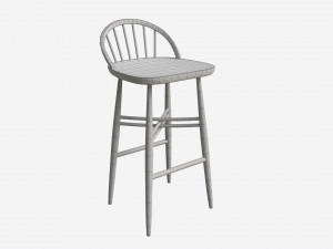 Bar Stool Ercol Shalstone John Lewis 3D Model