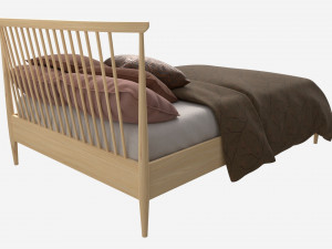 Bed Double Ercol Salina 3D 模型