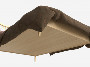 Bed Double Ercol Salina 3D 模型