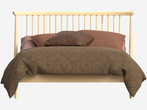 Bed Double Ercol Salina 3D 模型