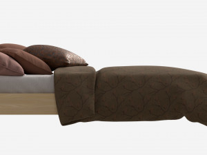 Bed Double Ercol Salina 3D 模型