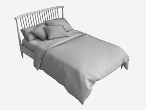 Bed Double Ercol Salina 3D 模型