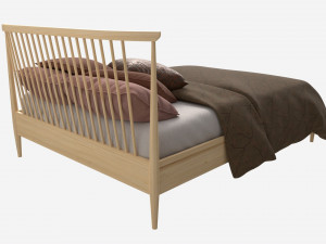 Bed Kingsize Ercol Salina 3D Model