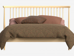 Bed Kingsize Ercol Salina 3D Model