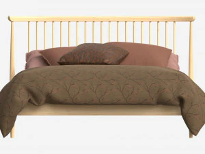 Bed Kingsize Ercol Salina 3D Model