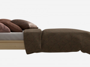 Bed Kingsize Ercol Salina 3D Model