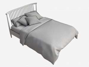 Bed Kingsize Ercol Salina 3D Model