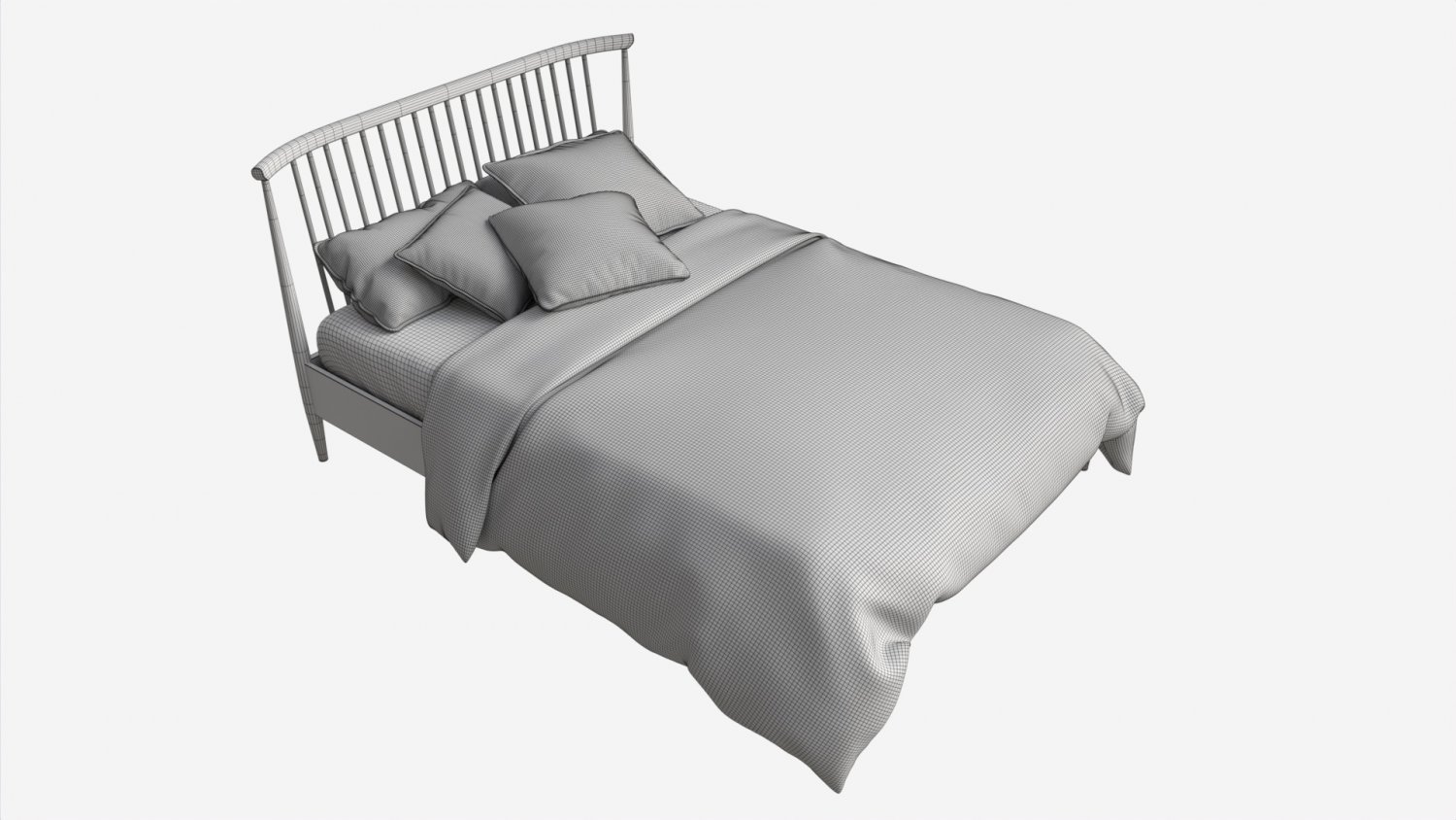 Bed Kingsize Ercol Salina 3D Модель In Спальня 3DExport
