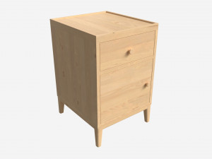 Bedside Cabinet Ercol Salina Modèle 3D