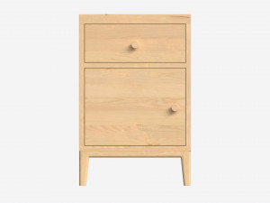 Bedside Cabinet Ercol Salina Modello 3D