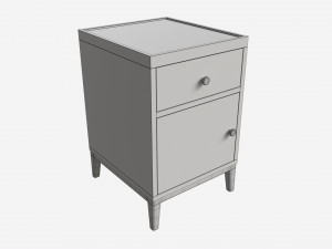 Bedside Cabinet Ercol Salina Modello 3D