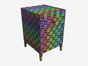 Bedside Cabinet Ercol Salina 3D Model