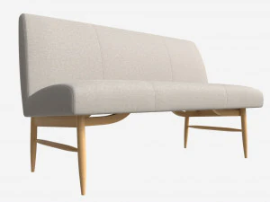 Bench Medium Ercol Elisa 3D Model