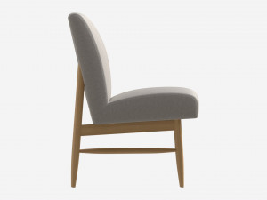 Bench Medium Ercol Elisa Modello 3D