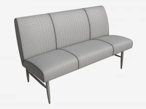 Bench Medium Ercol Elisa 3D Model