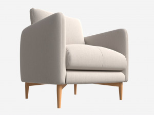 Chair Ercol Aosta 3D Модель