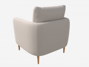 Chair Ercol Aosta 3D Модель